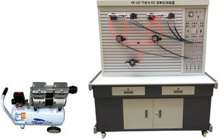 液压气动plc综合控制实验台,液压传动实训设备 上海硕博教学仪器公司